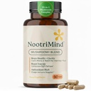 Mushroom+ Blend 10-Mushroom Complex Capsules | Lion’s Mane, Reishi, Cordyceps & Chaga | Focus + Clarity, Energy & Immune Support | Vegan, Non-GMO | 60 Capsules