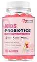 Probiotics for Kids, Kids Probiotic-Multivitamin Gummies with 5 Billion CFUs for Digestive Health & Immune Support, with Vitamins, Prebiotics, Minerals for Children, Natural Peach Flavor, 45 Servings