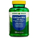 Calcium Plus Vitamin D3 150 Mini Softgels | Calcium Supplement | softgels | Calcium 600 mg with Vitamin d3 | Calcium Carbonate 600 mg, 150 Mini Softgels Sticker