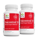 Terry Naturally Sucontral D - B-Complex & Folate Supplement - Carbohydrate Metabolism Support - Vitamin & Mineral Supplement with Zinc & Chromium - 60 Capsules (Pack of 1)