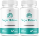 (2 Pack) SugarBalance Capsules - Official SugarBalance Pills Advanced Premium Formula Support Maximum Strength, All Natural Ingredients Vitamin For Overall Health & Wellness, 120 Capsules For 2 Months