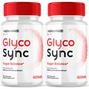 (2 Pack) Glyco Sync Capsules, Official Glyco Sync Balance Pills with All Natural Ingredients, Advanced Formula GlycoSync Joint Health and Wellness Support Max Strength for Men & Women (120 Capsules)
