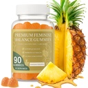 MATOP Pineapple Probiotic Gummies for Women – Sugar-Free, Vegan & Gluten-Free, Daily Wellness Support, 90 Gummies (30 Servings)