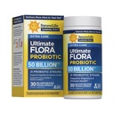 Renew Life Ultimate Flora Probiotic with Prebiotic | 50 Billion CFU | 31 Probiotic Strains | 30 Delayed Release Vegan Capsules | 3-1 Synbiotic | Supports Digestive Health | Dairy, Soy and Gluten Free