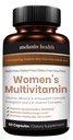 Melanin Health Women's Multivitamin Supplement for Energy, Focus, Mood, Hair, Skin & Nails - Womens Daily Multivitamins A, C, D, E, B12, Zinc, Calcium, and Biotin. Women's Vitamins