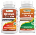 Calcium Citrate with Vitamin D-3 & Magnesium Glycinate 425 mg