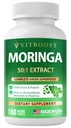 VITBOOST Moringa Oleifera 50:1 Extract Capsules 400mg - Moringa Capsules for Antioxidant Superfood, Energy & Immune Support - Non-GMO, Lab Tested, Made in USA - 180 Count | 3 Month Supply