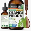BIO KRAUTER® Chanca Piedra for Kidney Support - Vegan & Pure Chanca Piedra Stone Breaker 680 mg per Serving - Natural Kidney Stones Dissolver & Gallbladder Cleanse Formula - 2 Fl.Oz 28-Day Supply