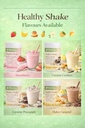 Healthy Shake Mix Meal Replacement Plant Based Herbal - 18g of Soy Protein, 1 Canister, 30 Servings - ALL FLAVORS Berry, Mango, Vanilla, Chocolate, Etc (Chocolate)