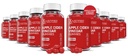 Justified Laboratories (10 Pack) Apple Cider Vinegar Gummies 1000MG ACV Made from The Mother with Pomegranate Juice Beet Root B12 600 Gummys