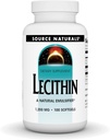 Source Naturals Lecithin 1200 mg, A Natural Emulsifier - 100 Softgels
