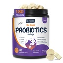 DRFOSTER Probiotics for Dogs, Freeze-Dried Dog Probiotics and Digestive Enzymes, Plus Omega-3 for Itchy Skin, Prebiotics for Digestive Health, Dog Vitamins and Supplements for Immune Health, 180 Bites