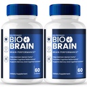 Bio Brain Capsules, Official Bio Brain Supplement for Brain Health & Memory Support - Maximum Strength, Advanced Nootropic Pills, All Natural BioBrain Support Reviews (2 Pack)