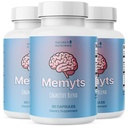 Memyts – Natural Daily Supplement with B Vitamins and Herbal Extracts | Non-GMO | Made in USA | 100% Natural, 30 Capsules, 3-Month Supply