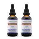 Secrets of the Tribe Bloodroot and Hawthorn Berry Liquid Extract 2x2 oz | Sanguinaria Canadensis Dried Root and Crataegus Spp Dried Berry