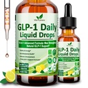 GLP-1 Support Liquid Drops, 10-in-1 Formula with Berberine, Ceylon Cinnamon, Prebiotic Fiber & Green Tea Extract | Support Healthy Metabolism, Digestive & Gut Health for Women & Men | Vegan, Non-GMO
