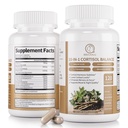 Cortisol Supplements for Women and Men, 10-in-1 Cortisol Reducer Manager Detox with Ashwagandha, Magnesium & L-Theanine, Lower High Cortisol Levels, Relaxation & Night Support, Non-GMO, 120 Capsules