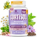 Cortisol Supplements for Women, 16 in 1 Cortisol Reducer Manager with Magnesium, Ashwagandha, Rhodiola & Probiotics, Cortisol Detox for Women, Hormone Balance, Mood & Digestion, 90 Tablets