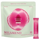milamend Hormone Balance for Women 40:1 Myo-Inositol D-Chiro Inositol Supplement + CoQ10, ALA, & Amino Acids – Unsweetened Hibiscus Tea Powder – 28 Count Sticks