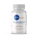 20mg Extra Strength Melatonin MAX – High Dosage Melatonin Sleep Aid and Jet Lag Adjustment Support – 100% Drug-Free, Vegan, Non-GMO, Gluten-Free (60 Capsules)