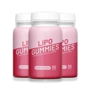 Lipo Gummies - Official ACV Premium All Natural Gummys for Metabolism and Health Support, Apple Cider Vinegar Advanced Formula, Keto BHB Blend for Weight Management, 90 Gummies for 3 Months