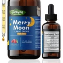 Kids Magnesium Liquid Drops with L-Theanine for Calm & Sleep | Vegan Supplement with Vitamin D3 & B6 for Focus, Relaxation & Healthy Sleep | Natural Cranberry Flavor