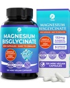 1 Body Magnesium Bisglycinate Capsules - Chelated Magnesium Supplement for Sleep Support, Muscle Cramps & Relaxation - High Absorption Formula Gentle on Stomach - 120 Count