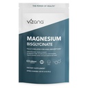 VIZANA Magnesium Bisglycinate Powder – Albion® TRAACS® Chelated Magnesium – 200mg Elemental Magnesium – Calm, Sleep & Stress Support – 6.5 oz (93 Servings), Unflavored