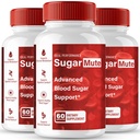 Sugar Mute Capsules, Official Sugar Mute Blood Support Supplement Pills - Maximum Strength, All Natural Healthy Circulation & Stable Levels, Advanced Formula SugarMute Health Support Reviews (3 Pack)