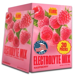 Dr. Price’s Electrolytes Hydration Powder Packets – Raspberry, 30 Packs | Sugar Free Electrolyte Drink Mix, 72+ Trace Minerals, Manganese | Keto Electrolytes, Vegan, Doctor-Formulated, Made in USA