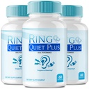 Ring Quiet Plus Tinnitus Relief for Ringing Ears Capsules, Ring Quiet Plus for Tinnitus, Ear Health Support Supplement, RingQuietPlus Advanced Formula All Natural Pills Reviews (3 Pack)