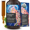 Fantastic Fungi Organic Mushroom Tincture with Lions Mane Mushroom Extract, Bacopa & Ginkgo Leaf - Mindful - Elixir Drops for Focus, Clarity & Memory Support - Formulated in USA, 30 Servings, 1 fl oz