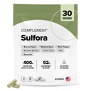 Complement Sulfora Sulforaphane Supplement with Myrosinase - 52mg Glucoraphanin from Broccoli Seeds, Kale & Quercetin - Antioxidant Detox & Immune Support - 60 Capsules, 30 Servings