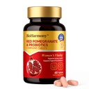 BioHarmony Probiotics for Women – 4.2 Billion CFU Multi-Strain Probiotic with Red Pomegranate – Supports Intimate Flora & pH Balance – 60 Tablets