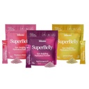 Blume SuperBelly Gut Health + Hydration, Daily Sugar Free Probiotics, Prebiotic Fiber, and Electrolytes Powder Packets for Digestion Support, Variety Pack - Strawberry, Açai, Lemon, 45 Sticks