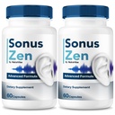 (2 Pack) SonusZen – Official Sonus Zen Hearing Support Formula with a Natural Blend to Help Maintain Ear Comfort, Clear Sound & Auditory Wellness | Just 2 Easy-to-Take Pills Daily (120 Capsules)