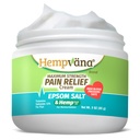 Hempvana Epsom Salt Maximum Strength Pain Relief Cream, Hemp Seed Oil, Fast-Acting, Targeted Relief; Arthritis, Back, Knees & More, High Blood Pressure Safe, Made in USA, AS SEEN ON TV