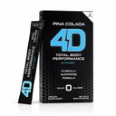 4D Total Body Supplements - Pina Colada 5 Unit Drink Mixes - Electrolytes, Aminos, Vitamins & Energy Powder Packets - Zero Calories & Sugars - Gluten Free, Non-GMO, Keto & Vegan Friendly