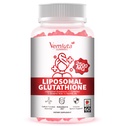 1 Pack 2500MG Liposomal Glutathione Gummies, 2X Absorption Liposomal Glutathione for Women-Complex L-Cysteine, Antioxidant, Skin & Liver Support, Strawberry Flavor, 60 Count