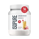 Isopure Clear Whey Isolate Protein Powder, Lactose Free, Gluten Free, Naturally Flavored, Raspberry Island Tea, 20g Protein Per Serving, 14.1 Oz, 16 Servings