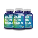 VitaMed Hair, Skin & Nails – Biotin 5000 mcg, Collagen, OptiMSM, Keratin, Hyaluronic Acid & Silica | Supports Hair Growth, Radiant Skin, Strong Nails | Halal, Non-GMO, Gluten-Free – 180 Beauty Tablets