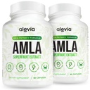 Alevia Amla Superfruit Extract 1000mg – Supports Weight Management, Healthy Digestion & Metabolism – Promotes Radiant Skin, Hair Strength & Anti-Aging – 60 Capsules (2-Pack)