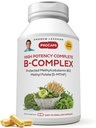 ANDREW LESSMAN High Potency B-Complex 180 Capsules - avec des niveaux élevés de complexe folate et de biotine, favorise la croissance cellulaire, l'énergie, la fonction immunitaire, la désintoxication, le métabolisme des graisses et plus encore