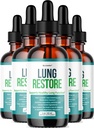 (5 Pack) Lung Restore Drops - Official LungRestore Advanced Liquid Drop Supplement - Maximum Strength, Natural Premium Support Vitamins for Overall Health & Wellness Reviews, 5 Bottles for 5 Months
