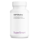 Supersmart - CDP Choline 1000mg per Day (Patented & High Dose) - Cognizin Citicoline Supplement | Non-GMO & Gluten Free - 60 Vegetarian Capsules