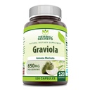 Herbal Secrets Graviola 650 Mg 120 Veggie Capsules Supplement | Non-GMO | Gluten Free | Made in USA