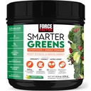 FORCE FACTOR Smarter Greens Superfoods + Energy Powder to Boost Energy & Support Digestion, Gut Health, Bloating, Greens Powder with Digestive Enzymes, Probiotics & Prebiotics, Lemon Lime, 30 Servings