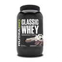 NutraBio Classic Whey Protein Powder- 25G Protein Per Scoop - Full-Spectrum Amino Acid Profile - No Fillers, Artificial Colors, Preservatives - Low Glycemic Index - (Ice Cream Cookie Dream, 2 Pounds)