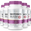 Neotonics Skin & Gut Capsules for Skincare, Essential Probiotics, Health Supplement Pills (300 Capsules)