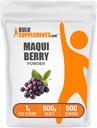 BulkSupplements.com Maqui Berry Powder - Maqui Berry Fruit Powder, Herbal Supplement - Gluten Free, 1g per Serving, 500g (1.1 lbs) (Pack of 1)